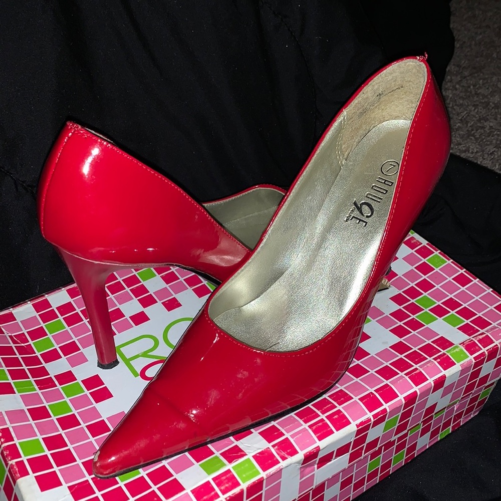 Red Patient heels US 7